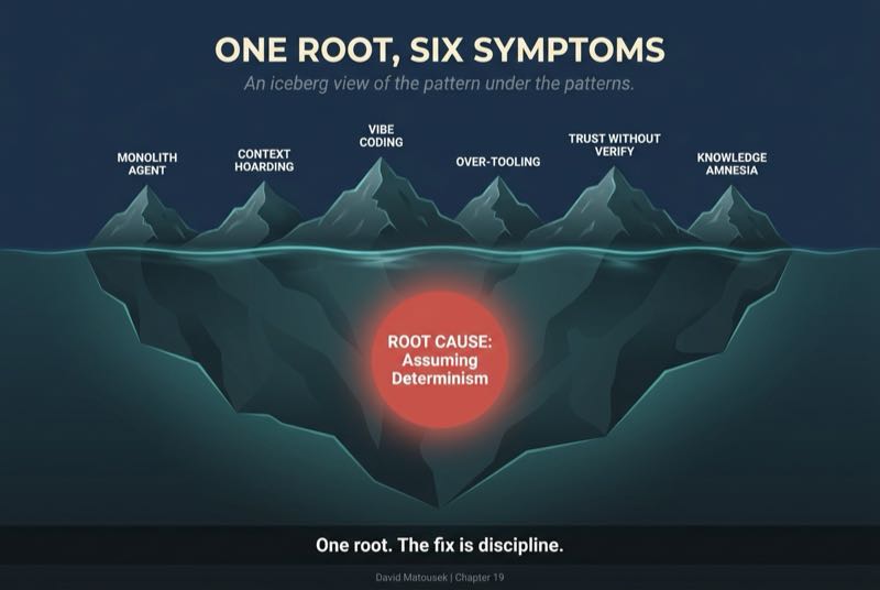 One Root, Six Symptoms — Iceberg View