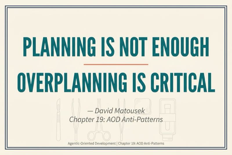 Planning Is Not Enough Quote Poster