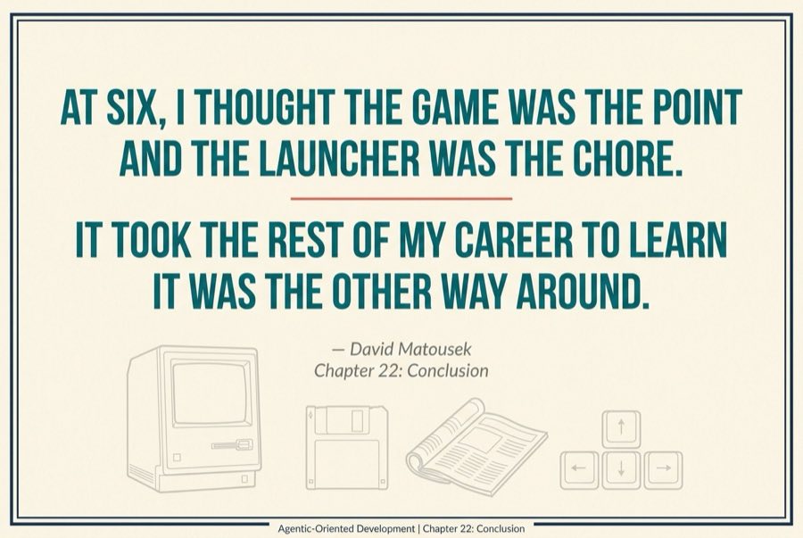 The Launcher Inversion (Bookend Quote Poster)