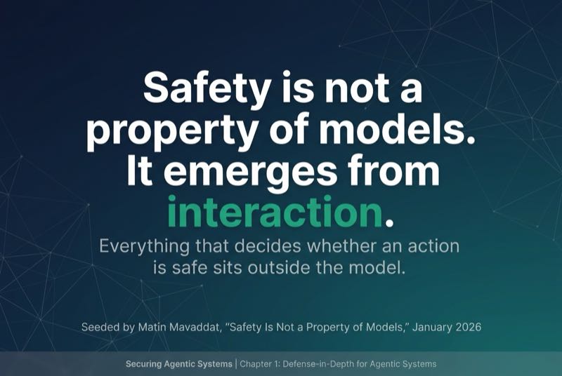 Safety Is Not a Property of Models (Quote Poster)